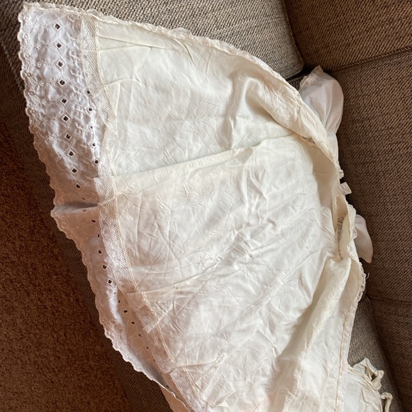 Vintage 40’s White Child’s Baby Girls Dress & Slip 3-6 months? - Picture 6 of 7